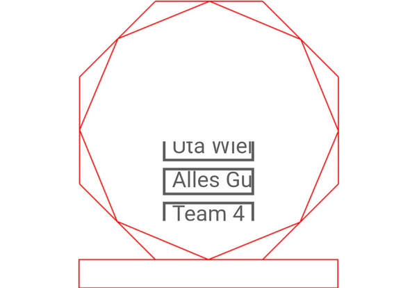Glaspokal 6508 - 17.5 cm / Transparent / Laser-Gravur