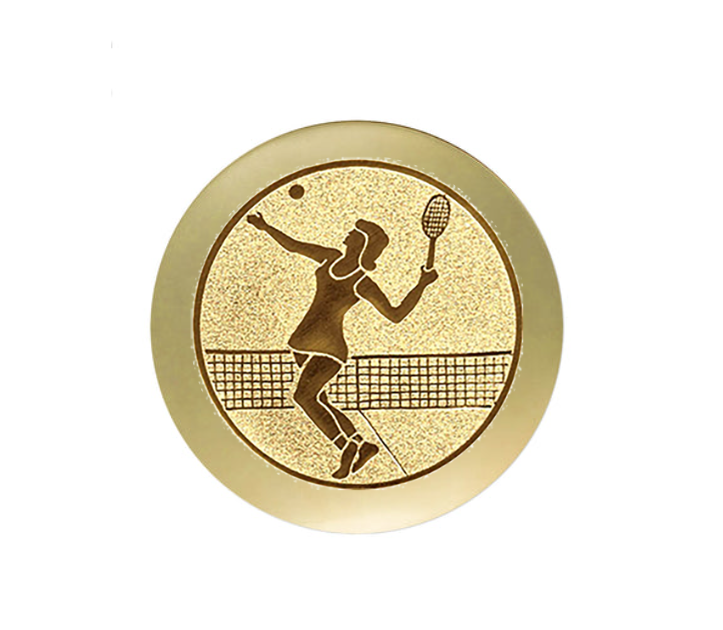 Glastrophäe 136-2 Schild & Emblem - Bunt / 15 cm