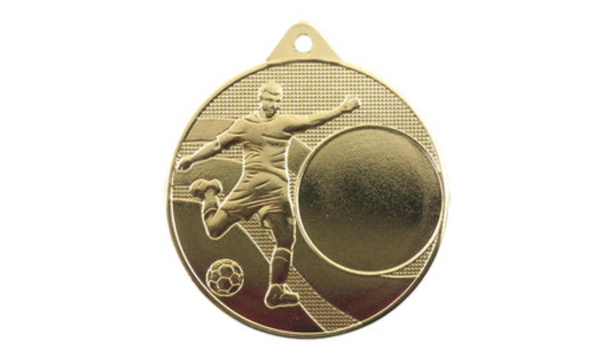 Medaille Fußball 396 Ø 50 mm - Gold / 50 mm