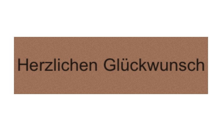 Gravurschild Bronze selbstklebend - Bronze / 50 x 15 mm