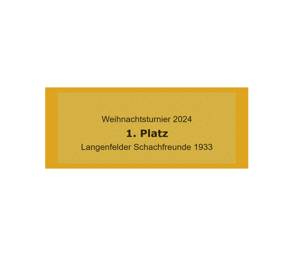 Gravurschild Gold selbstklebend - Gold / 50 x 20 mm