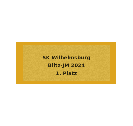 Gravurschild Gold selbstklebend - Gold / 60 x 25 mm