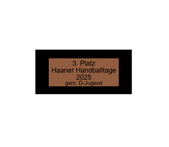 Pokalserie X151 Handball - 25.5 cm / Silber Gold