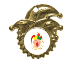 Karnevalsorden F086 - Gold / 45 mm