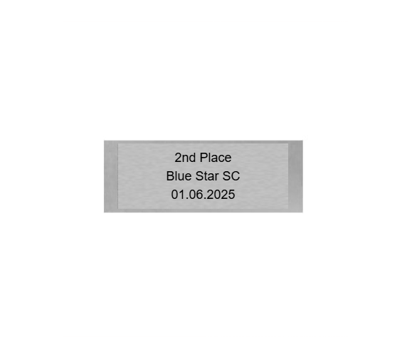 Fußball Pokal 3735x - Silber Gold / 37 cm