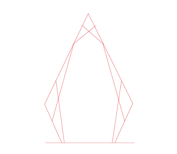 Diamond Peak 7458 - Laser-Gravur / Klar / 20 cm