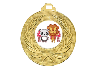 Medaille 098L Ø 50 mm - Gold / 50 mm