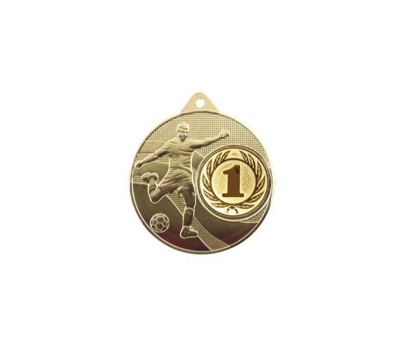 Medaille Fußball 396 Ø 50 mm - Gold / 50 mm