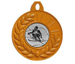 Farbmedaille Ø 50 mm - Orange / 50 mm