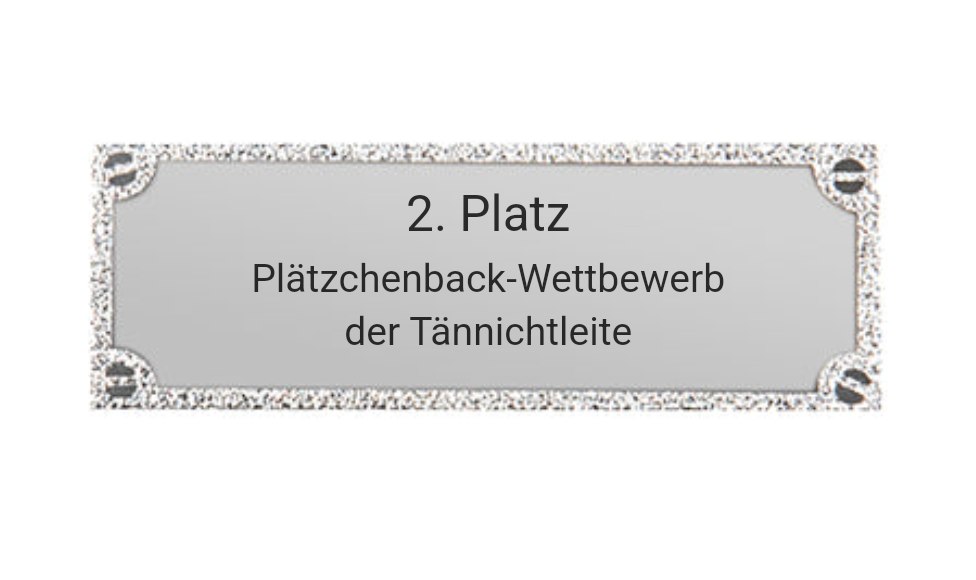 Gravurschild edel in Silber - Silber / 62 x 25 mm