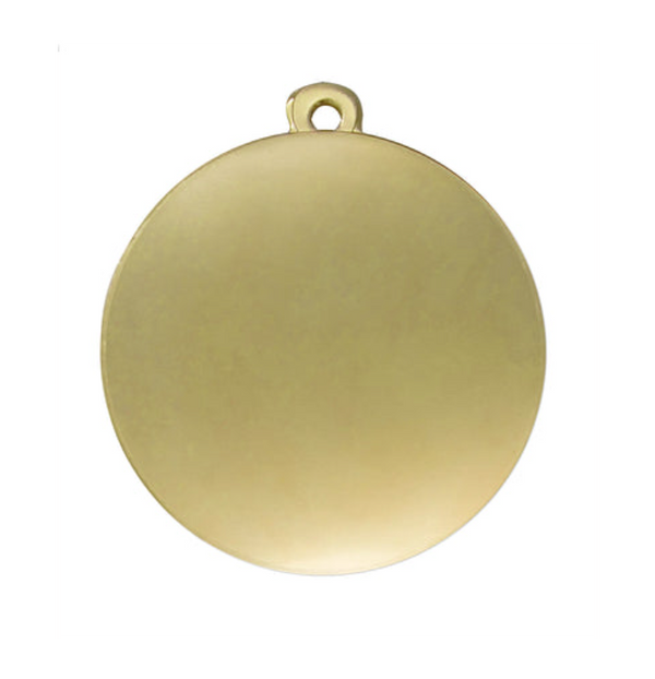 Medaille Fußball D112A Ø 50mm - Gold / 50 mm