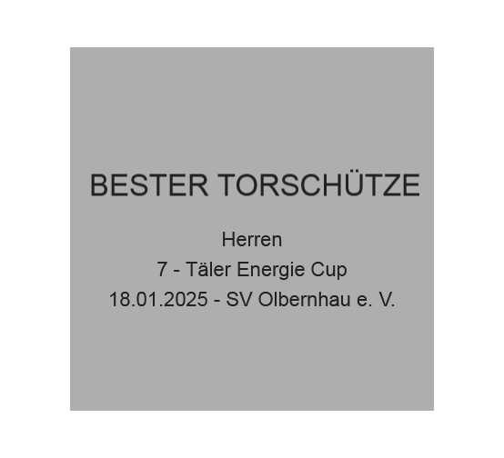 3D Torschütze im Glasblock - Glas / 50 x 50 x 80 mm