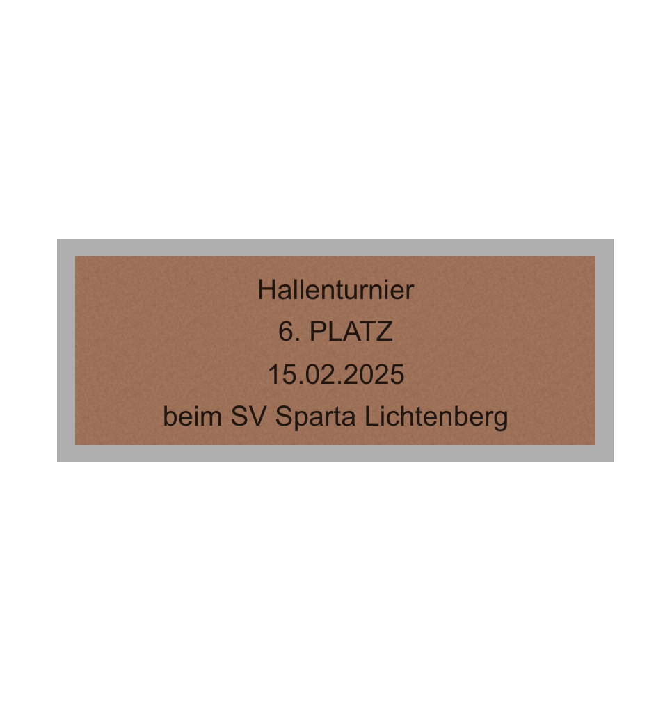 Fußball Pokal 0951 - 24 cm / Gold/Blau