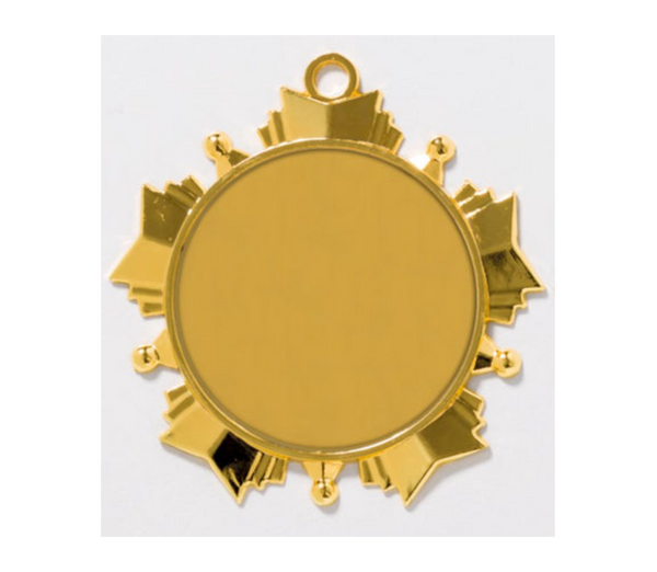 Zamak-Medaille 9229 Ø 70mm - Gold / 70 mm