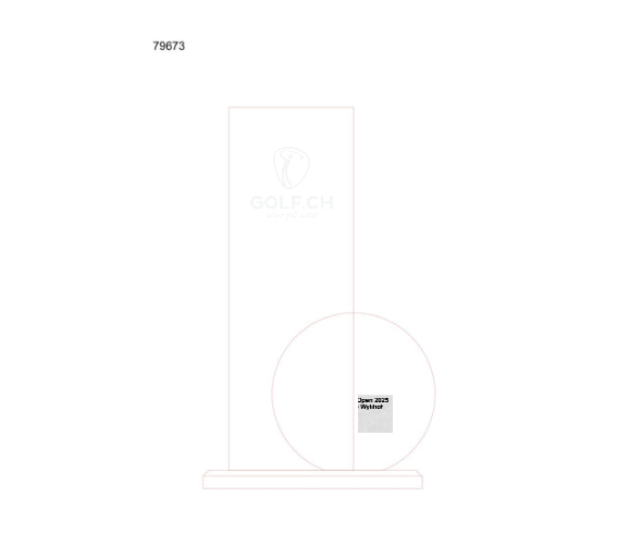 Budget Awards 79673 - Transparent / 21 cm / Laser-Gravur