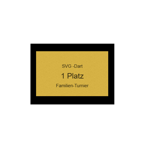 Pokalserie X161 Dart - Silber Mehrfarbig / 29.5 cm