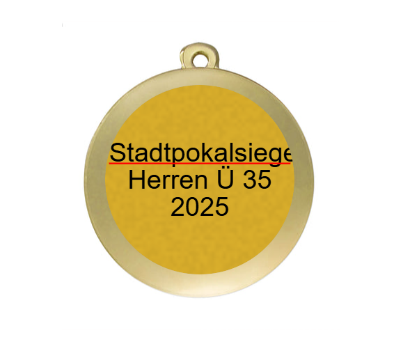 Medaille Fußball BS.ME75 50 mm - Gold / 50 mm