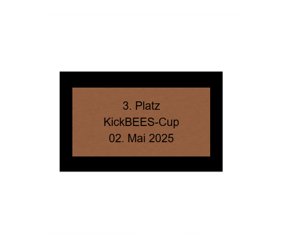 Fußball Pokal 85-3 teilweise begrenzt! - Silber Gold / 28 cm