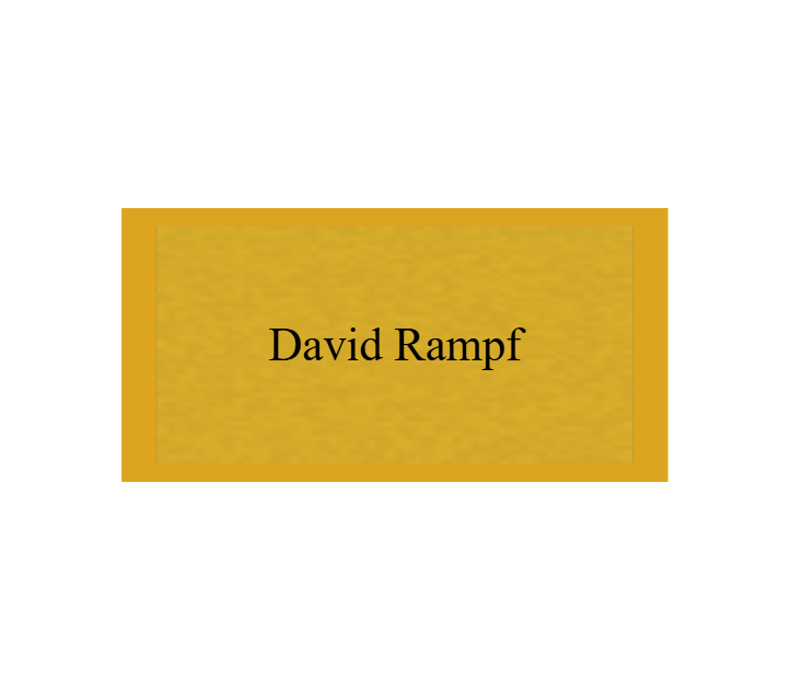 Gravurschild Gold selbstklebend - Gold / 50 x 25 mm