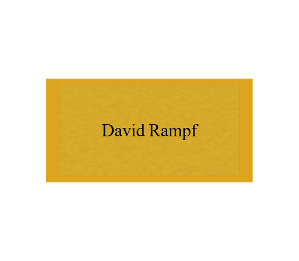 Gravurschild Gold selbstklebend - Gold / 50 x 25 mm