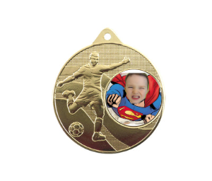 Medaille Fußball 396 Ø 50 mm - Gold / 50 mm