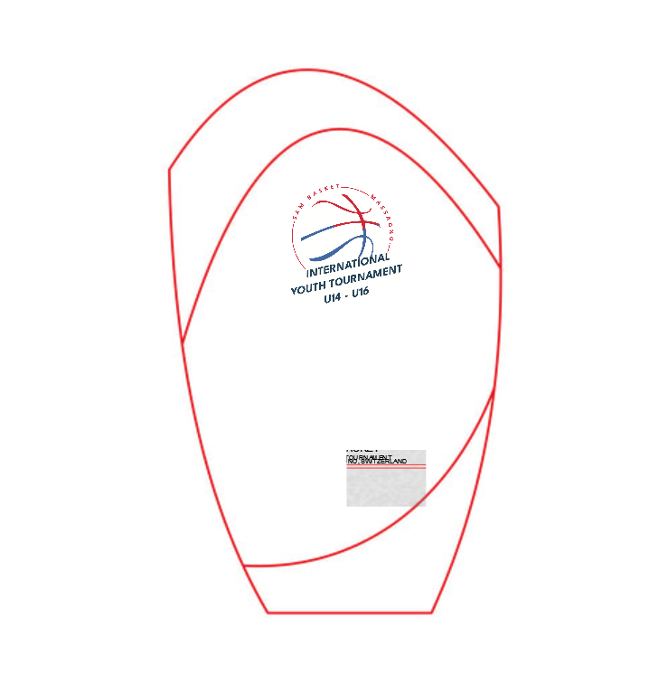 Glas Pokal Rot W55-L - Rot/Transparent / 18.5 cm