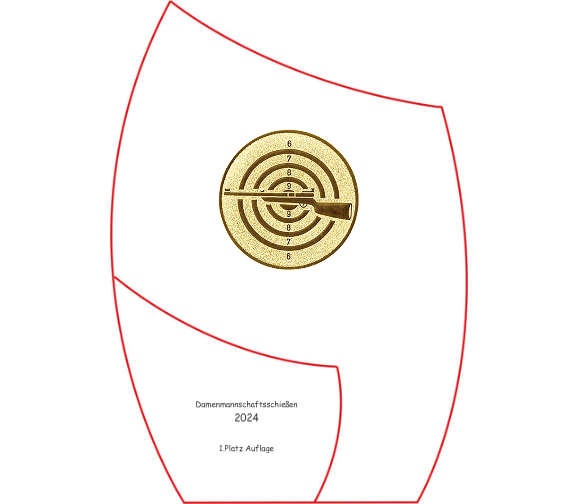 Glas Pokal 8808 Blau Lasergravur - Transparent Blau / 20.5 cm / Laser-Gravur