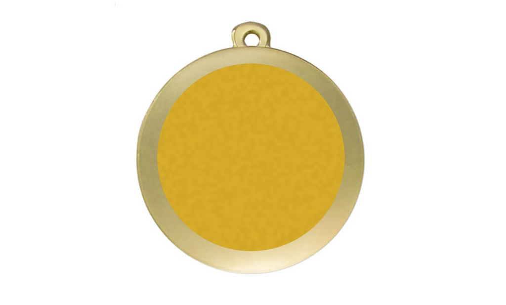 Medaille Fußball D101 / 59x39 mm - Gold / 59x39 mm