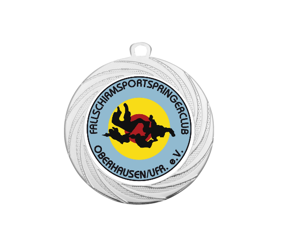 Medaille DI7001 Ø 70mm - Silber / 70 mm