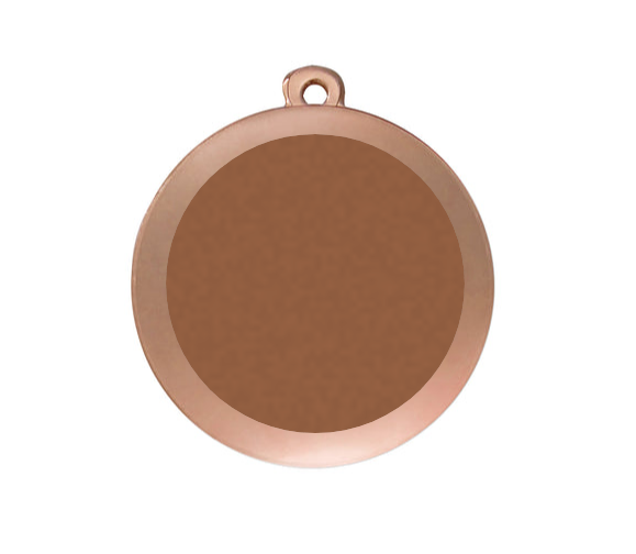 Medaille Fußball D112A Ø 50mm - Bronze / 50 mm