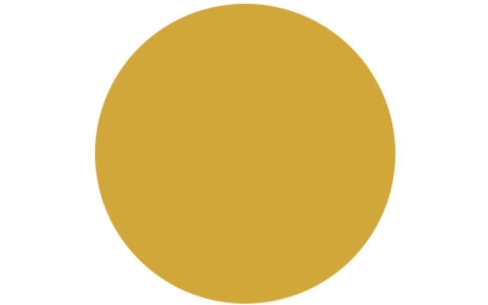 Aluminium-Emblem - 25 mm / Gold/Alu