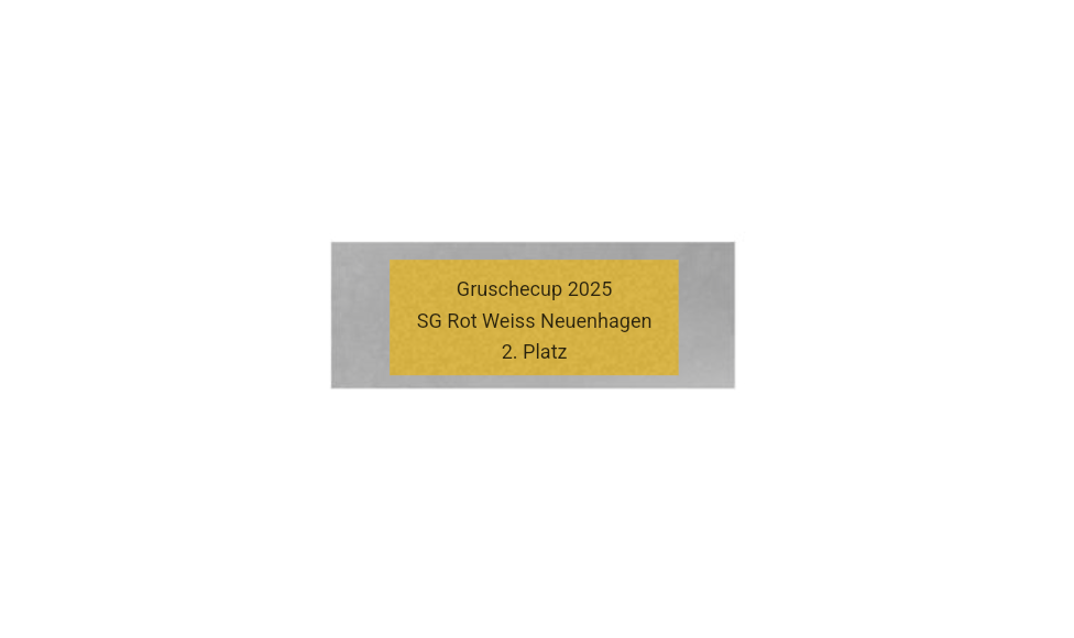 Fußball Pokal FG401 - Silber Mehrfarbig / 27 cm