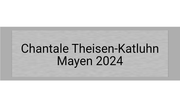 Gravurschild Silber selbstklebend - Silber / 50 x 15 mm