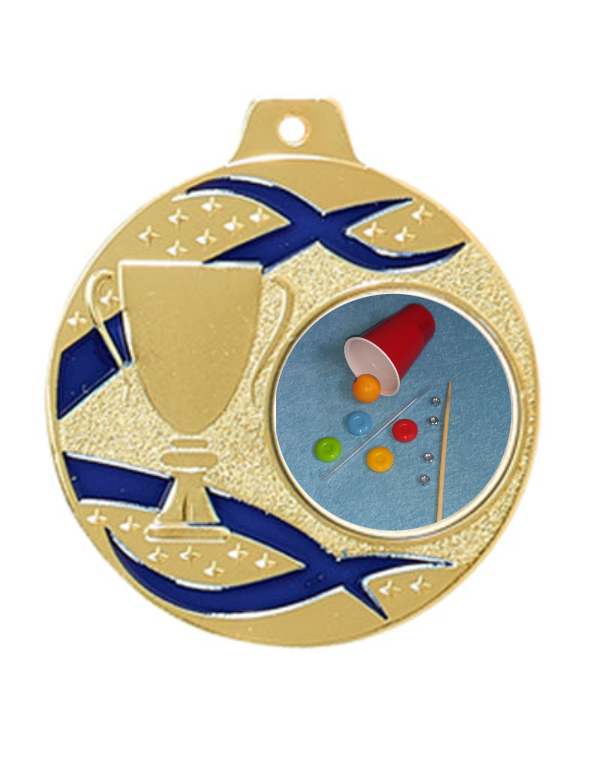 Medaille 079  Ø 50 mm - Gold / 50mm