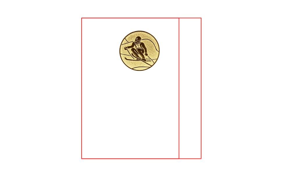 Indigo Rectangle 7311 - Silber Blau / 20 cm / Laser-Gravur