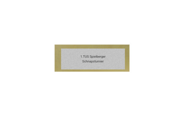 Holz Pokal Spielkarten FG060 - 21 cm / Schwarz Braun