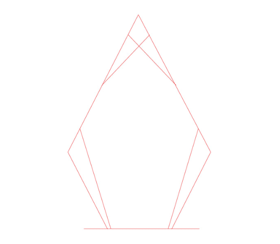 Diamond Peak 7458 - Laser-Gravur / Klar / 24.5 cm