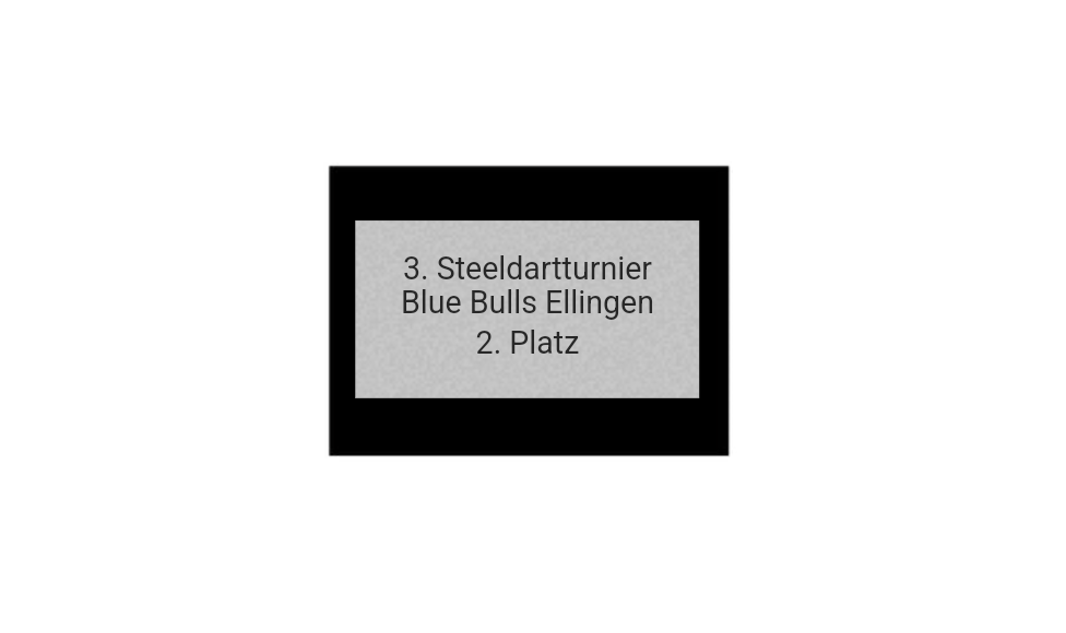 Pokalserie X161 Dart - Silber Mehrfarbig / 26.5 cm