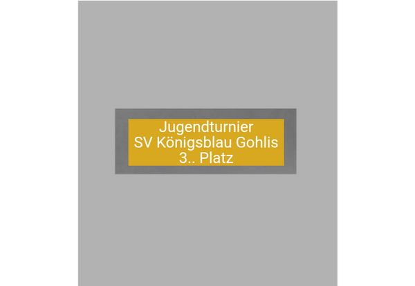 Fußball Pokal PFS_004 - 19.5 cm / Silber Mehrfarbig