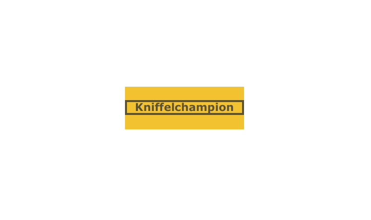 Würfel Trophäe KS418 - 12 cm / Schwarz