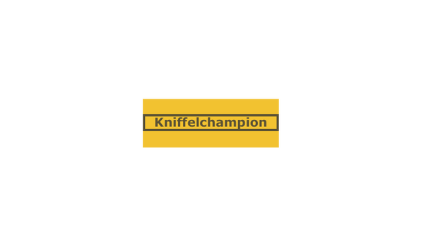 Würfel Trophäe KS418 - 12 cm / Schwarz