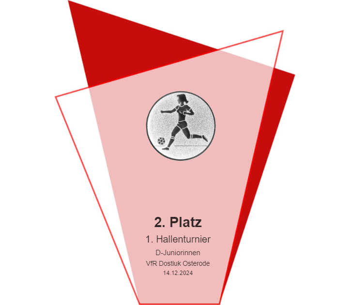 Glas Pokal Blau GL.051-L oder Rot GL.052-L - Rot / 19.5 cm / Laser-Gravur