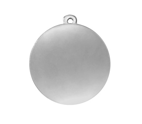Medaille Fußball BS.ME75 50 mm - Silber / 50 mm