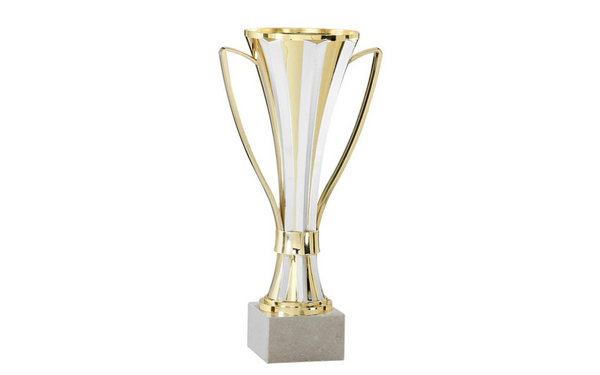 Pokal Serie 1331 - 27 cm / Gold Weiß