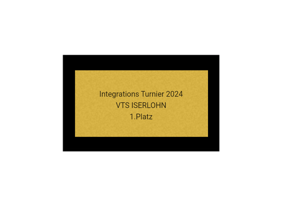 Fussballpokal 87-0 - Gold Schwarz / 47 cm