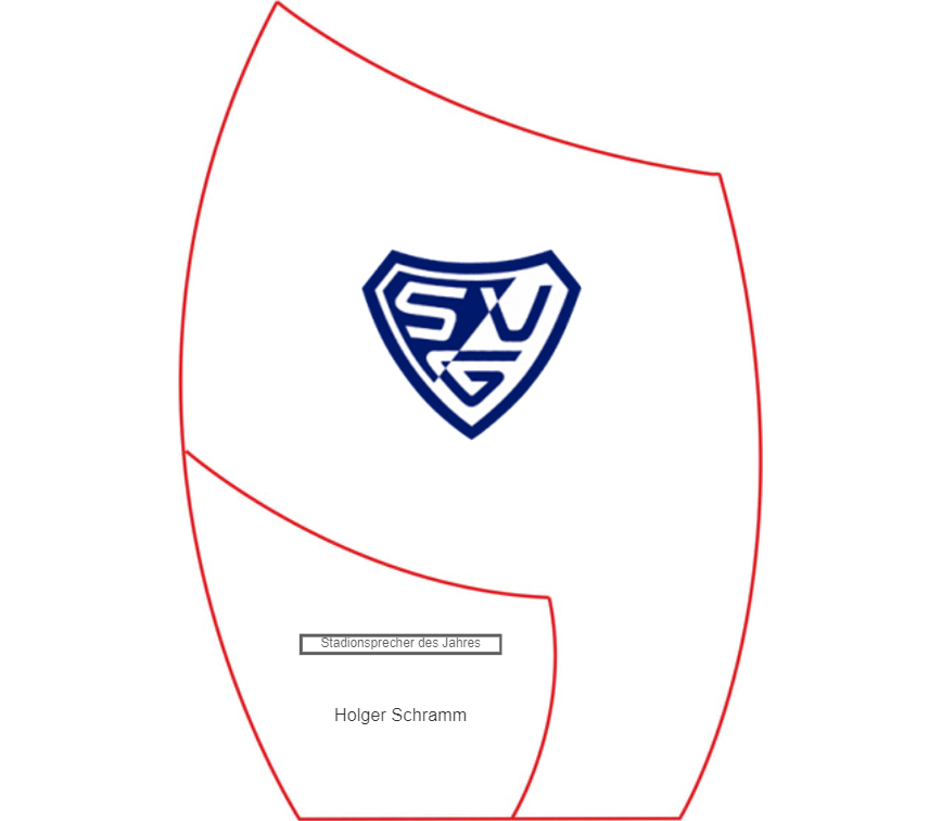 Glas Pokal 8808 Blau Lasergravur - Transparent Blau / 16.5 cm / Laser-Gravur