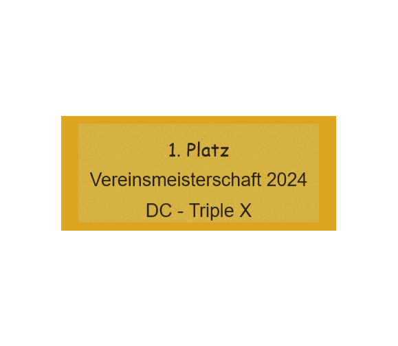 Gravurschild Gold selbstklebend - Gold / 60 x 25 mm