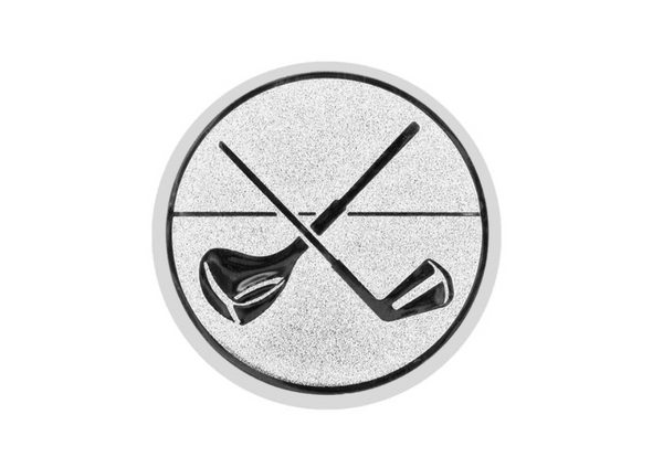 Glas Pokal 8805 blau Schild & Emblem - Silber Blau / 20 cm