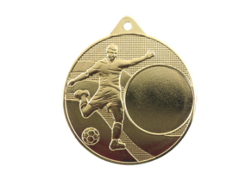 Medaille Fußball 396 Ø 50 mm - Gold / 50 mm