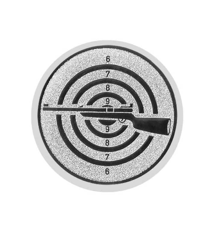 Glas Pokal W341 Schild & Emblem - Glas/Rot / 15 cm